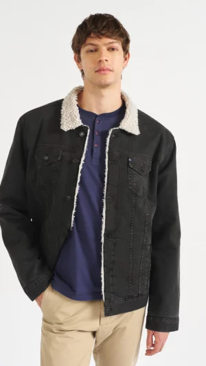 Campera Black Denim Cordero