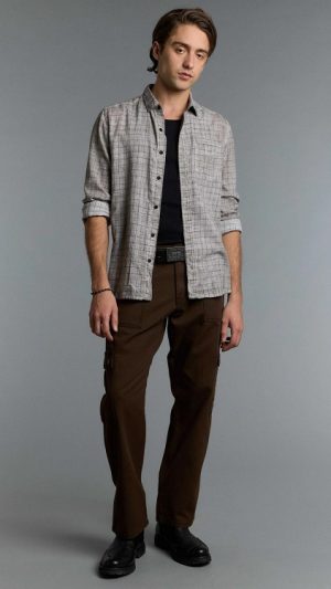 Camisa Franklin Smoke