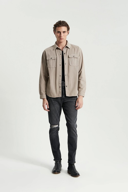 Jeans Garage Helmet Grey