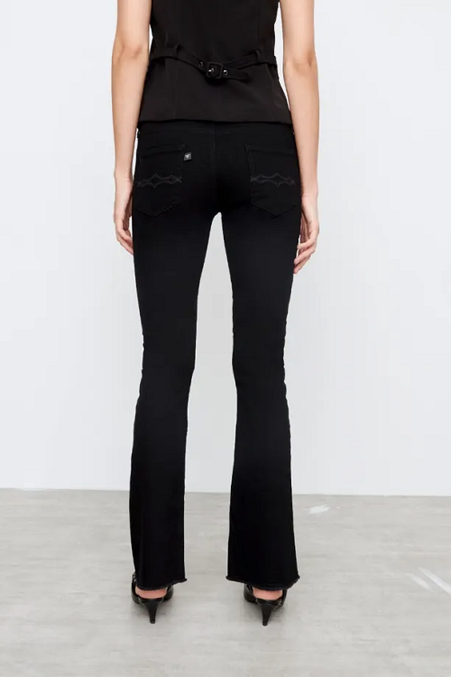 Jeans Low Saint Black - Imagen 3
