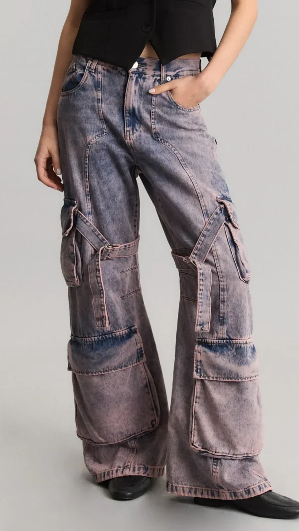 Jeans Cargo Atenas Pink