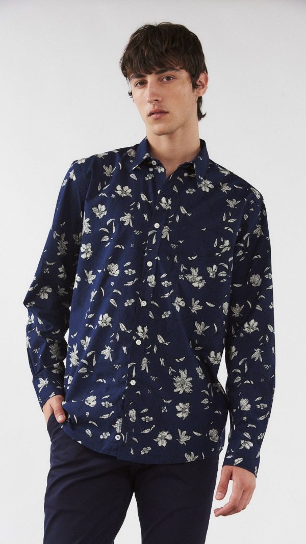 Camisa Nolita Black Estampada Flores
