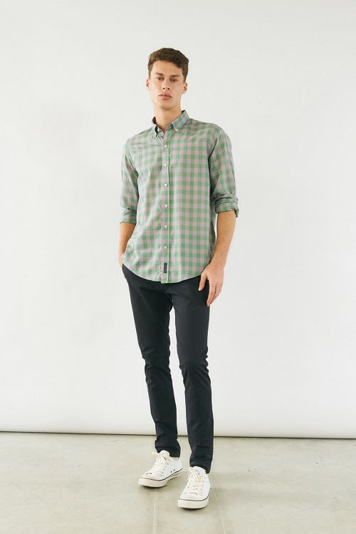 Camisa Tokyo Cuadros m/l