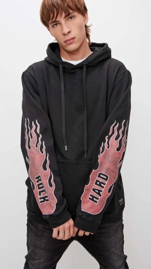 Hoodie Rock Hard