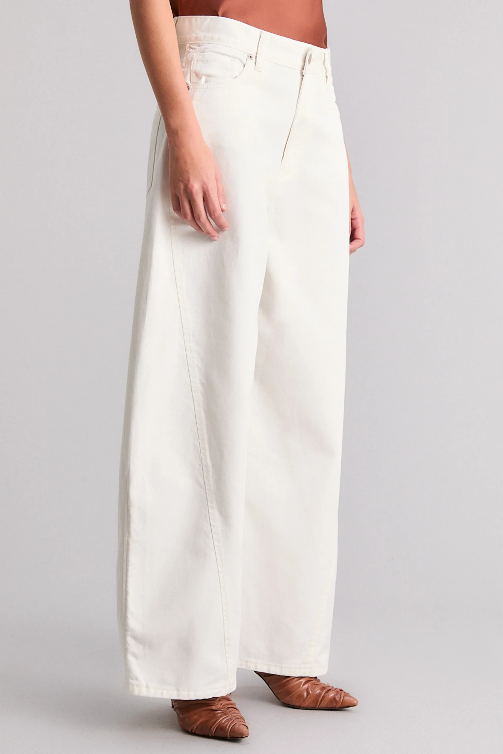 Pantalon Barrel Cleo White - Imagen 2