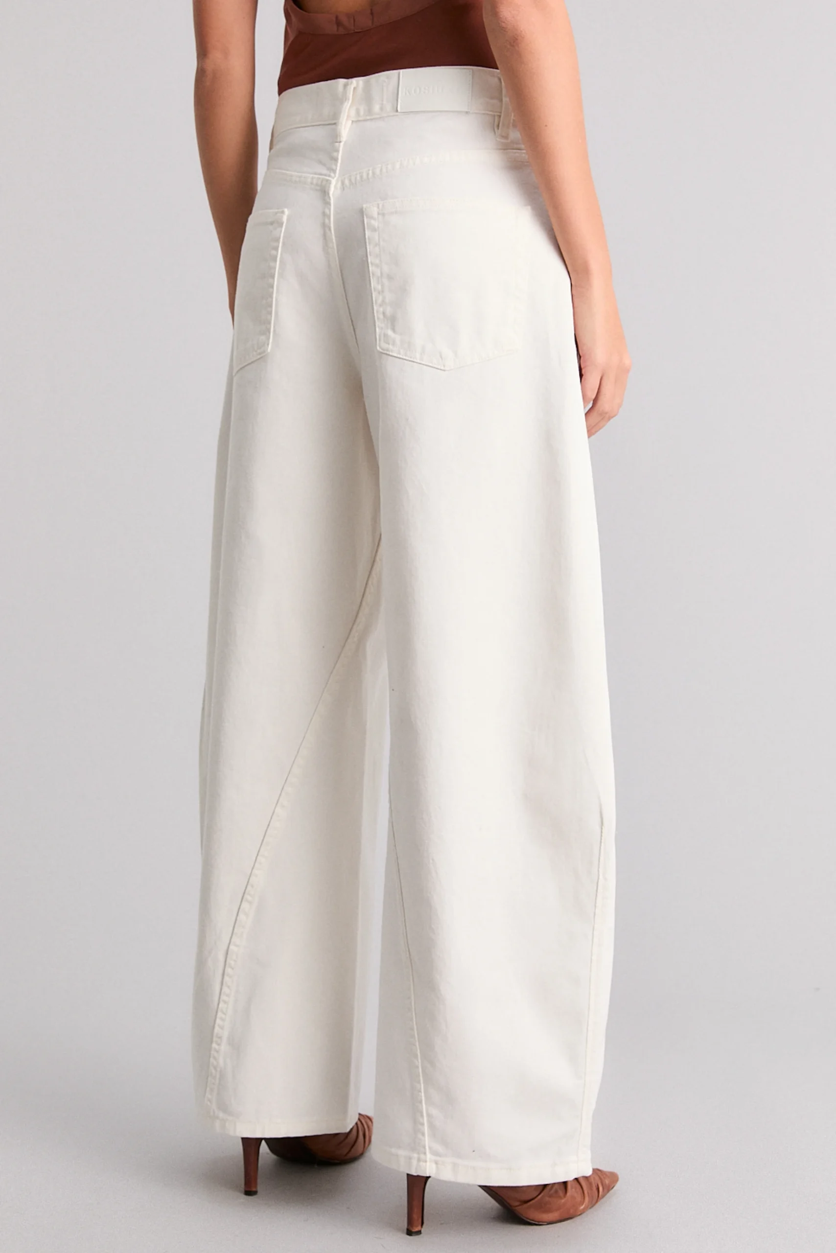 Pantalon Barrel Cleo White - Imagen 3