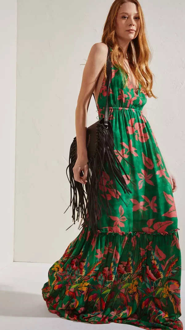 Vestido Delphina Greenery