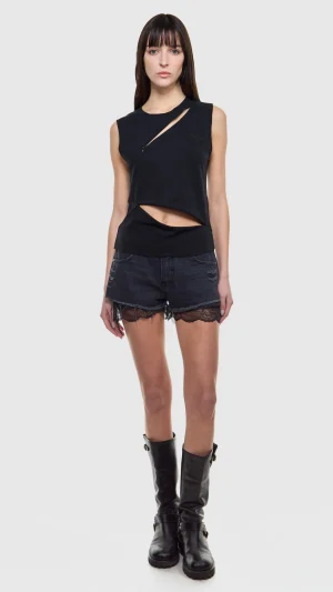 Musculosa Zipper Femme