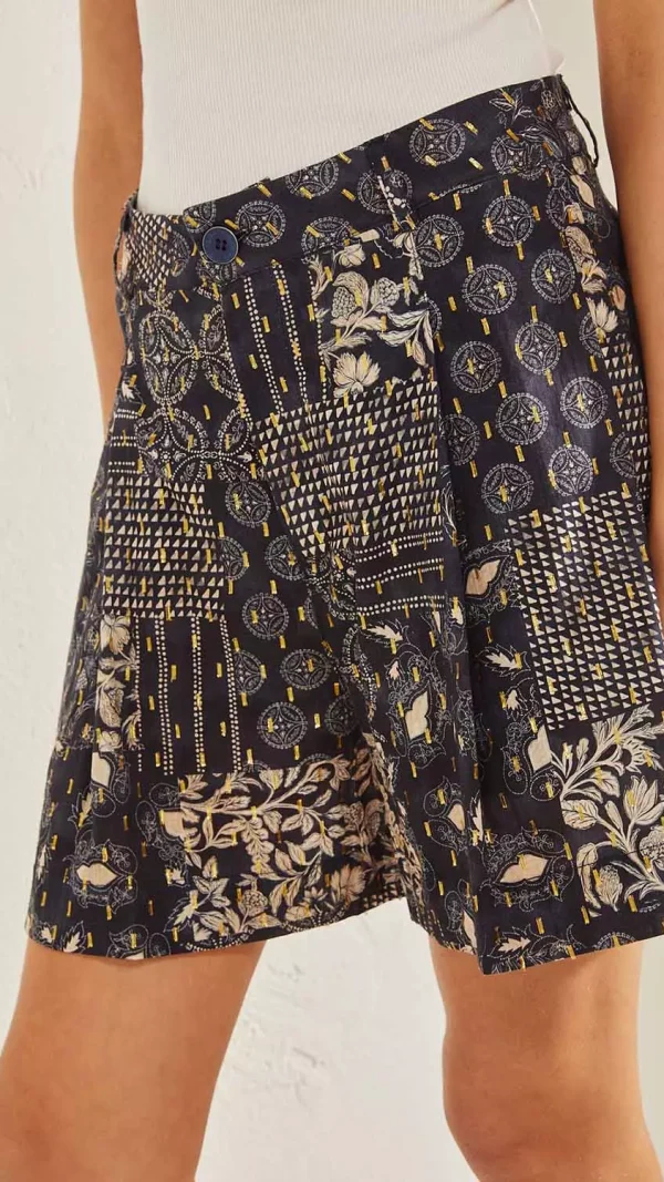 Short Gigi Hanky Blue