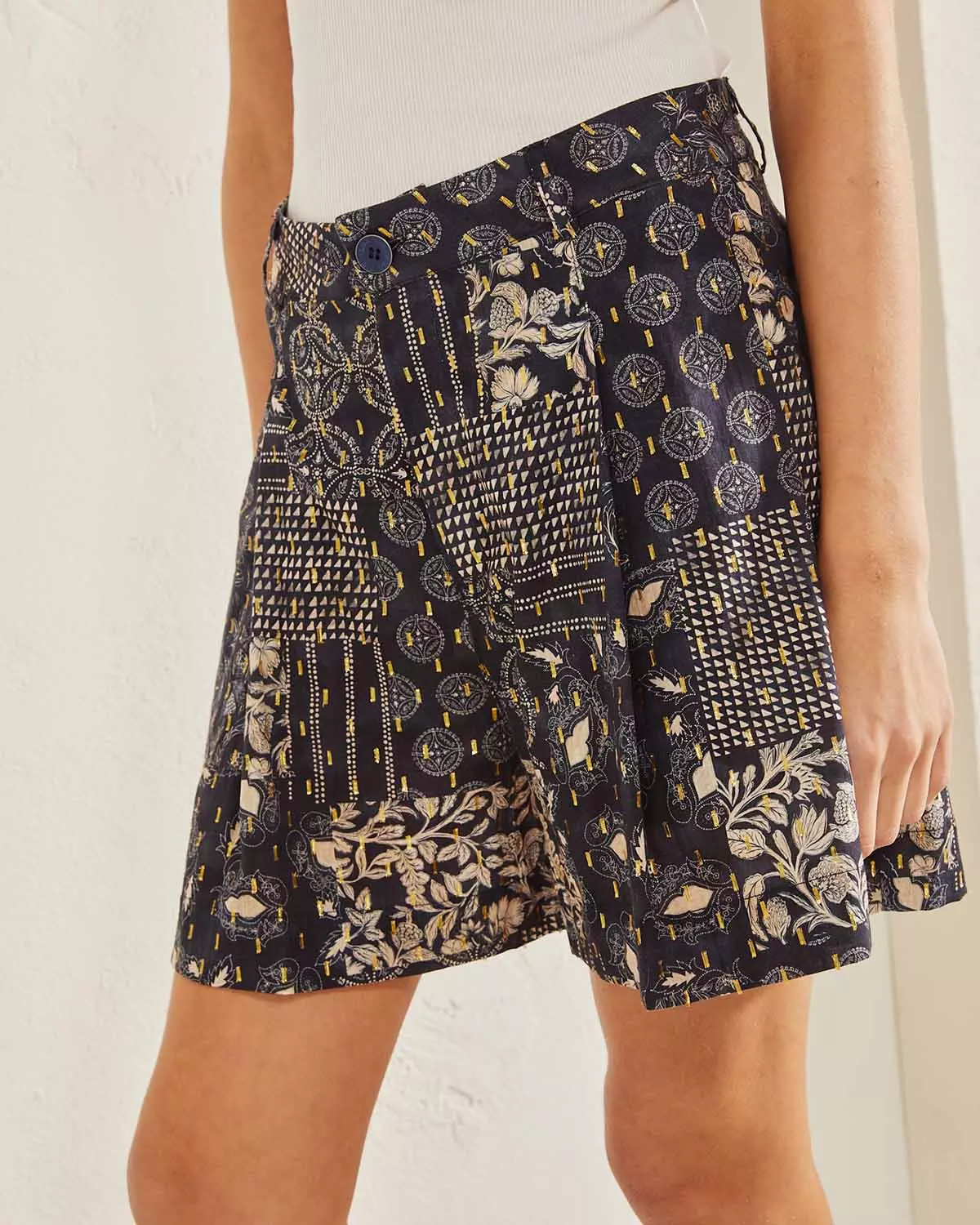Short Gigi Hanky Blue