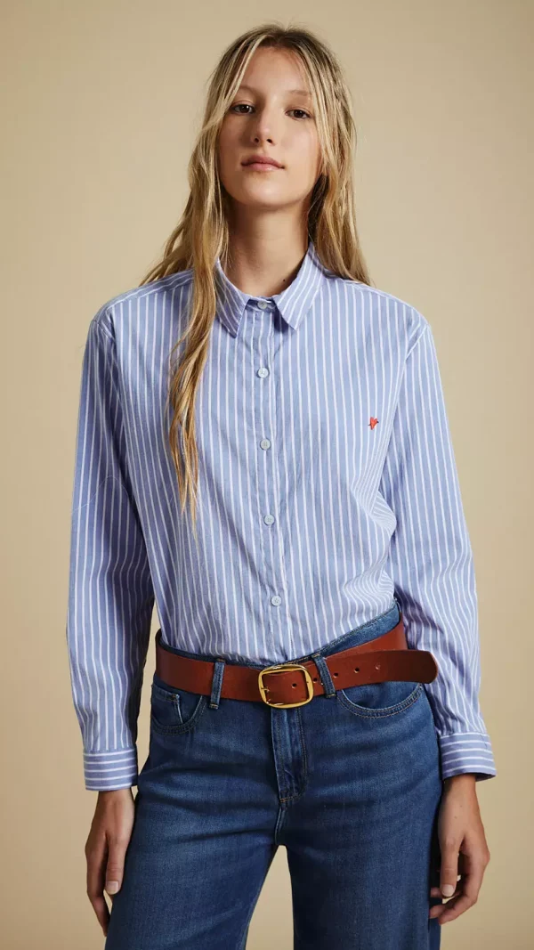 Camisa Aura Over Stripes