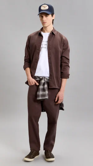 Pantalon Carrot Tabacco