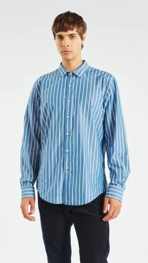 Camisa Cerdena Poplin Rayado