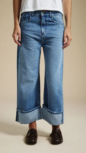 Jean Tina Roll Up Low Used Blue