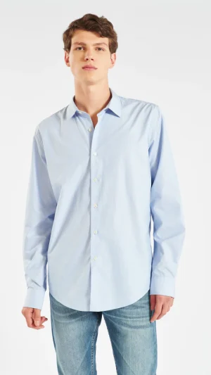 Camisa Cerdena Fil a Fil