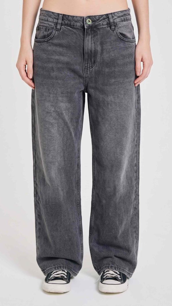 Jean Wide Low Used Black