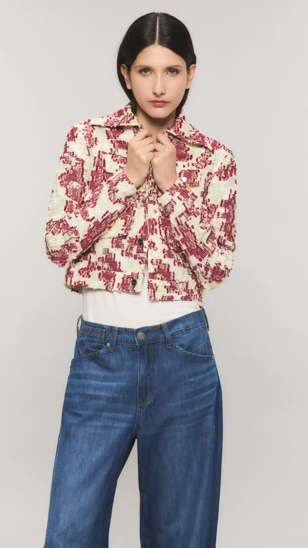 Chaqueta Blurred Bloom